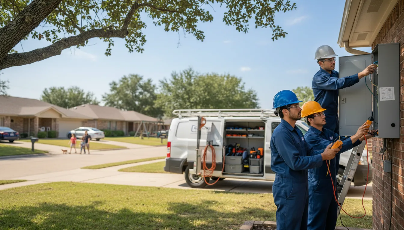 Certified electrician providing emergency electrical services in Spencerville, OK